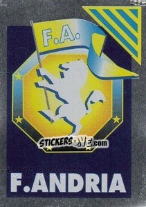 Figurina Scudetto F. Andria - Calcioflash 1996 - Euroflash