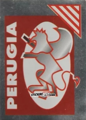 Sticker Scudetto Perugia - Calcioflash 1996 n. SC31 - Euroflash