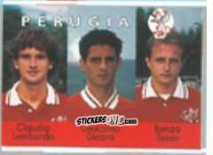 Cromo Claudio Lombardo / Giacomo Dicara / Renzo Tasso - Calcio Flash 1996 n. 370 - Euroflash
