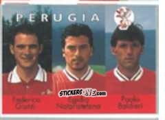 Figurina Federico Giunti / Egidio Notaristefano / Paolo Baldieri - Calcio Flash 1996 n. 372 - Euroflash