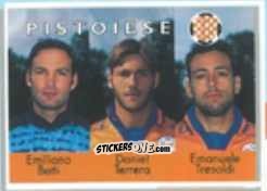 Cromo Emiliano Betti / Daniel Terrera / Emanuele Tresoldi - Calcio Flash 1996 n. 377 - Euroflash