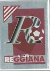 Cromo Scudetto Reggiana - Calcio Flash 1996 n. SC34 - Euroflash
