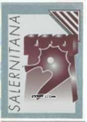 Figurina Scudetto Salernitana - Calcio Flash 1996 n. SC36 - Euroflash