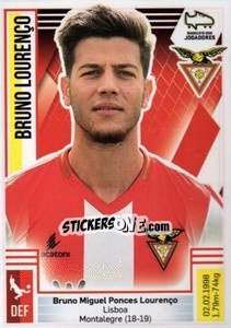 Cromo Bruno Lourenço - Futebol 2019-2020 - Panini