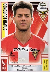Sticker Bruno Lourenço - Futebol 2019-2020 n. 25 - Panini