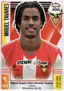 Sticker Miguel Tavares - Futebol 2019-2020 n. 29 - Panini