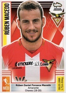 Sticker Rúben Macedo - Futebol 2019-2020 - Panini