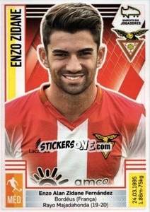 Figurina Enzo Zidane - Futebol 2019-2020 n. 31 - Panini