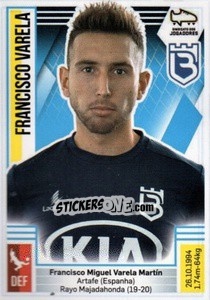 Sticker Francisco Varela - Futebol 2019-2020 - Panini