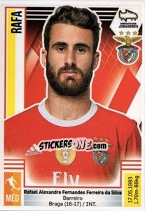 Sticker Rafa Silva - Futebol 2019-2020 n. 66 - Panini