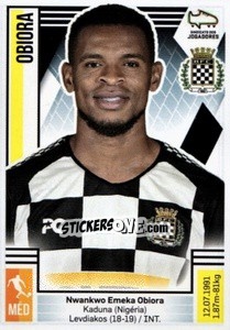 Figurina Obiora - Futebol 2019-2020 - Panini