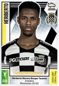 Cromo Heriberto - Futebol 2019-2020 n. 84 - Panini