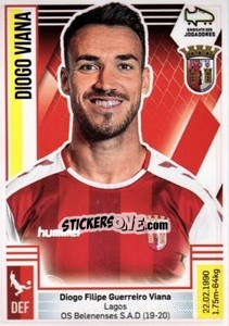 Sticker Diogo Viana - Futebol 2019-2020 - Panini