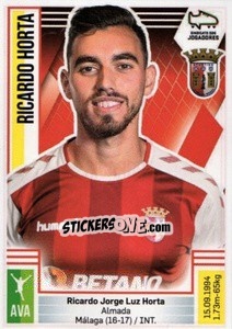 Sticker Ricardo Horta - Futebol 2019-2020 - Panini