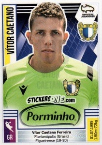 Sticker Vítor Caetano - Futebol 2019-2020 - Panini