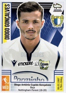 Sticker Diogo Gonçalves - Futebol 2019-2020 n. 117 - Panini