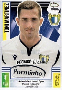 Sticker Toni Martínez - Futebol 2019-2020 - Panini