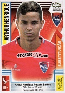 Sticker Arthur Henrique - Futebol 2019-2020 - Panini