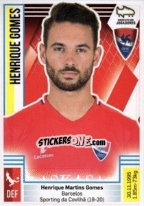 Sticker Henrique Gomes - Futebol 2019-2020 n. 126 - Panini