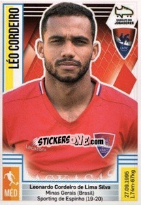 Sticker Léo Cordeiro - Futebol 2019-2020 - Panini