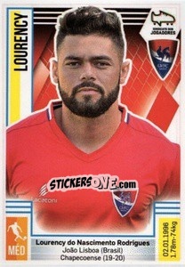 Sticker Lourency - Futebol 2019-2020 n. 133 - Panini