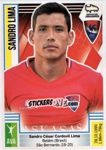 Sticker Sandro Lima - Futebol 2019-2020 n. 135 - Panini