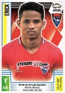 Figurina Erick - Futebol 2019-2020 - Panini