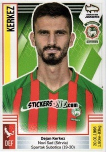 Sticker Kerkez - Futebol 2019-2020 - Panini