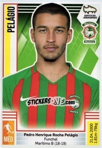 Figurina Pelágio - Futebol 2019-2020 - Panini