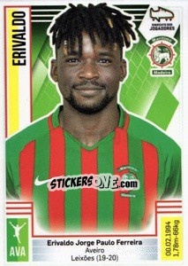 Sticker Erivaldo - Futebol 2019-2020 n. 154 - Panini