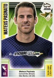 Sticker Mateus Pasinato - Futebol 2019-2020 n. 156 - Panini