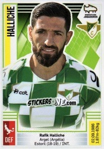 Sticker Halliche - Futebol 2019-2020 n. 159 - Panini