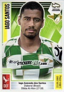 Cromo Iago Santos - Futebol 2019-2020 - Panini