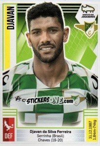 Sticker Djavan - Futebol 2019-2020 n. 162 - Panini
