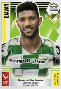 Figurina Djavan - Futebol 2019-2020 - Panini