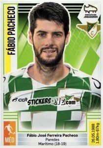 Sticker Fábio Pacheco - Futebol 2019-2020 n. 163 - Panini