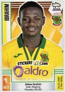 Sticker Ibrahim - Futebol 2019-2020 - Panini