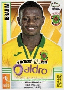 Sticker Ibrahim - Futebol 2019-2020 n. 181 - Panini