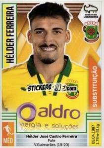 Cromo Hélder Ferreira - Futebol 2019-2020 - Panini