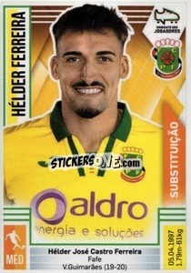 Sticker Hélder Ferreira - Futebol 2019-2020 n. 182bis - Panini