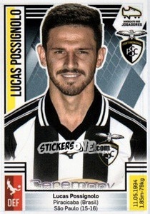 Sticker Lucas Possignolo - Futebol 2019-2020 - Panini