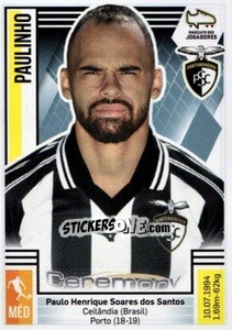 Sticker Paulinho - Futebol 2019-2020 n. 198 - Panini