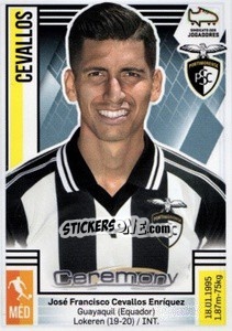 Sticker Cevallos - Futebol 2019-2020 n. 200 - Panini