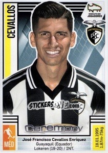 Sticker Cevallos - Futebol 2019-2020 - Panini