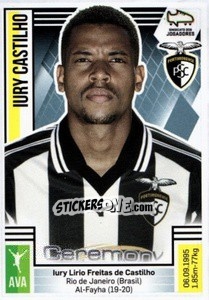 Sticker Iury Castilho - Futebol 2019-2020 n. 205 - Panini
