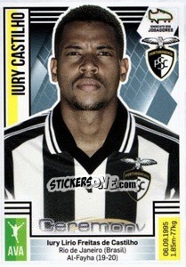 Sticker Iury Castilho - Futebol 2019-2020 - Panini