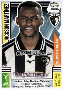 Sticker Jackson Martínez - Futebol 2019-2020 n. 205bis - Panini