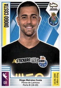 Sticker Diogo Costa - Futebol 2019-2020 n. 207 - Panini