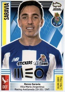 Sticker Renzo Saravia - Futebol 2019-2020 n. 208 - Panini