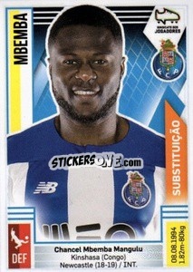 Figurina Chancel Mbemba - Futebol 2019-2020 - Panini